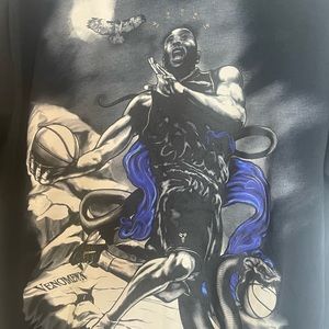 Nike Dri-Fit Kobe Bryant Black Mamba Graphic Tee T-shirt Size M - The Goat